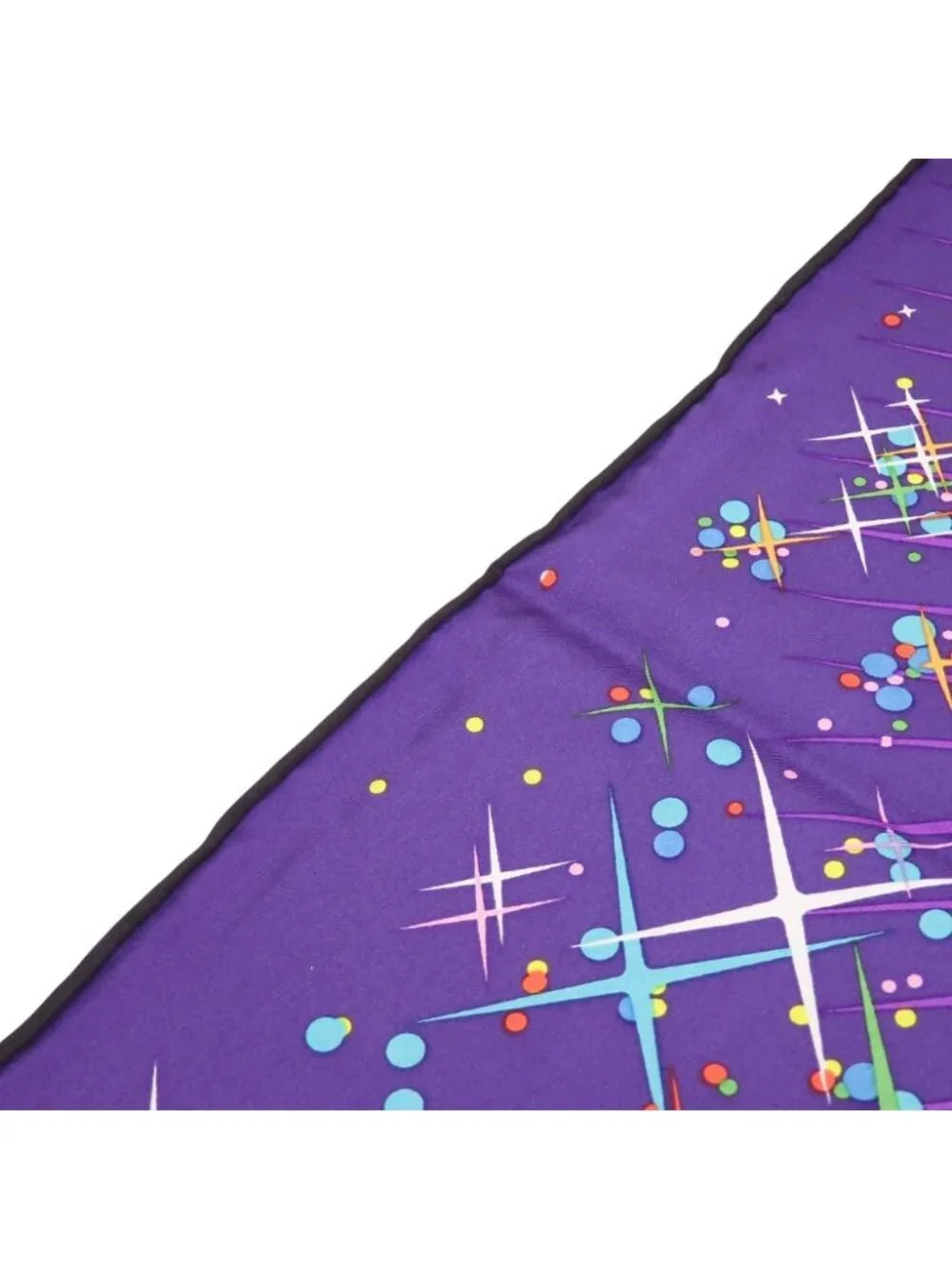 Hermes Carre 90 Magic Kelly Silk Purple Scarf